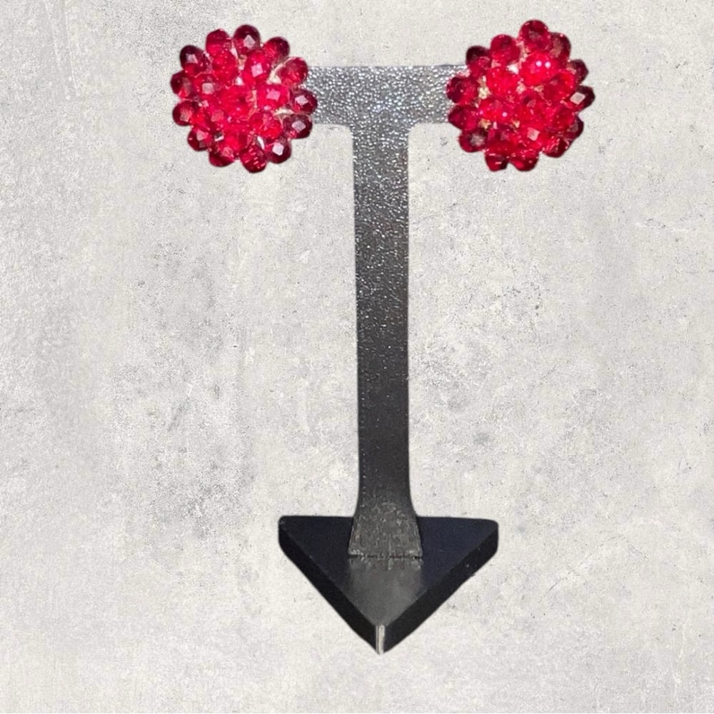 Baublebar Women’s Red Burst Gem Stud Earrings - 4 for $30